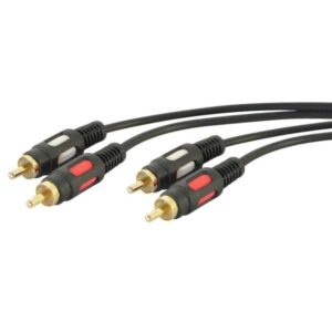 Cavo Audio 2 Spine + 2 Spine RCA 1,5mt Professionale